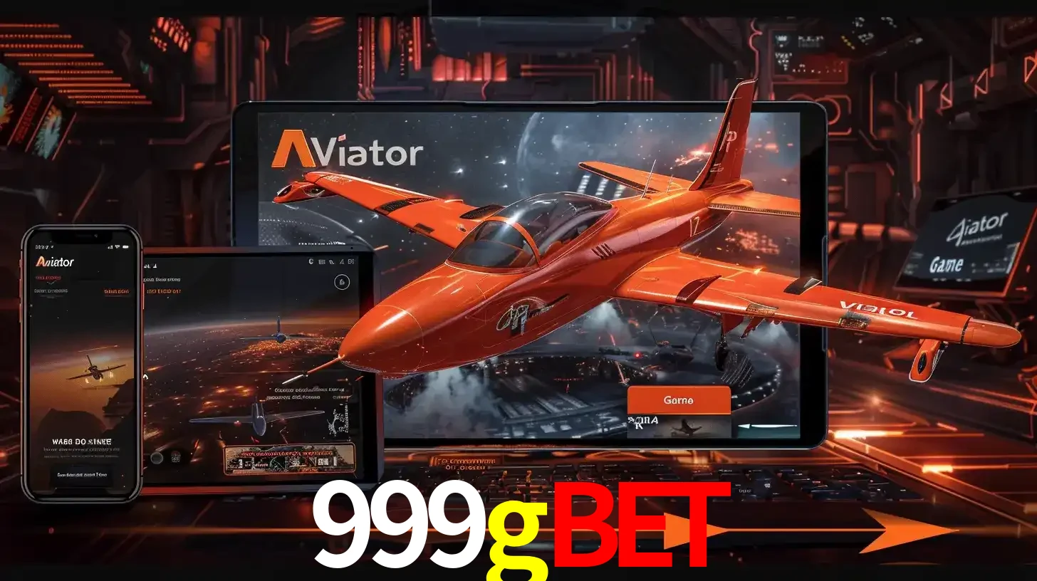 Apresentação tecnológica do jogo Aviator com um avião saindo da tela de um tablet, demonstrando a experiência imersiva em múltiplos dispositivos no 999gbet.