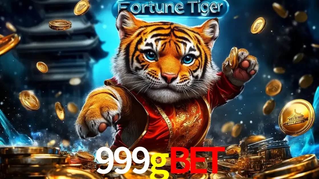 Imagem promocional do jogo de slot Fortune Tiger, com um tigre majestoso em traje tradicional cercado por uma fortuna em moedas de ouro, disponível agora no cassino 999gbet.